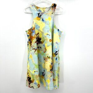 J.O.A. Los Angeles Multicolor Sleeveless A-Line Dress Women's Large